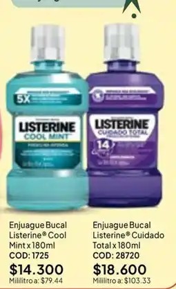 Nova Venta Listerine enjuague bucal oferta