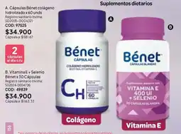 Nova Venta Bénet cápsulas colágeno hidrolizado oferta