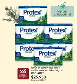 Nova Venta Protex jabón en barra herbal antibacterial oferta