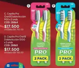 Nova Venta Oral B cepillo pro doble acción oferta