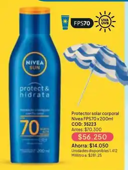 Nova Venta Nivea sun protect & hidrata oferta