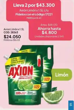 Nova Venta Axion Limón oferta