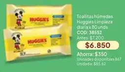 Nova Venta Huggies toallitas húmedas oferta