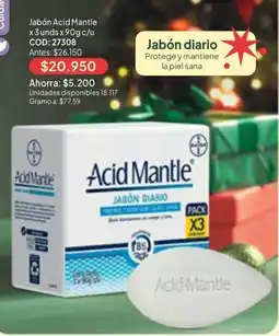 Nova Venta Acid Mantle jabón diario oferta