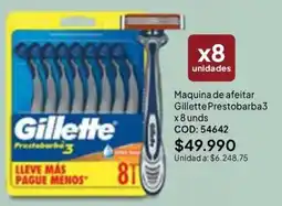 Nova Venta Gillette Maquina de afeitar Prestobarba3 oferta