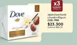Nova Venta Dove Jabón Karité oferta