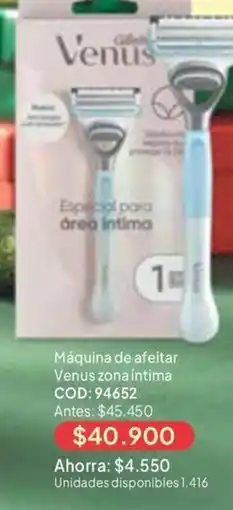 Nova Venta Gillette Venus máquina de afeitar zona íntima oferta