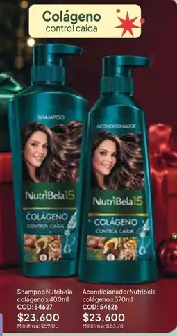 Nova Venta Nutribela colágeno control caída oferta