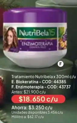 Nova Venta Nutribela enzimoterapia oferta