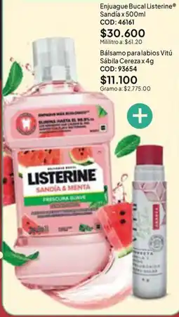 Nova Venta Listerine enjuague bucal sandia y menta oferta