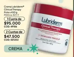Nova Venta Lubriderm clinical therapy oferta