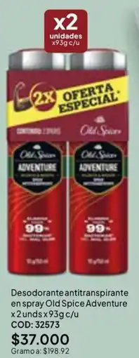 Nova Venta Old Spice Adventure oferta
