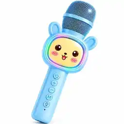 Falabella Microfono Infantil Bluetooth Efectos Voz Luces LED Bateria Recargable oferta