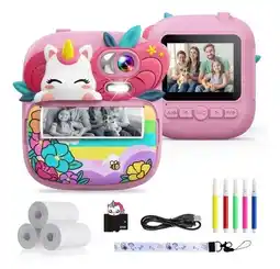 Falabella Camara Ninos Impresion Instantanea Termica Fotos Kit Unicornio oferta