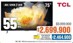 Ktronix Tcl tv 75 oferta