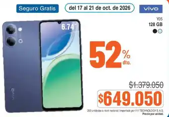 Vivo Y05 128 GB