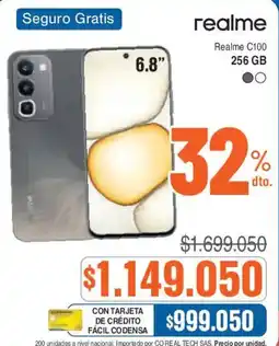 Alkosto realme realme c100 256 gb oferta