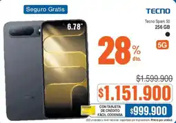 Alkosto Tecno Spark 50 oferta