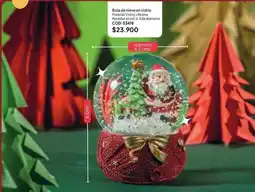 Nova Venta Bola de nieve en vidrio cod: 53418 oferta