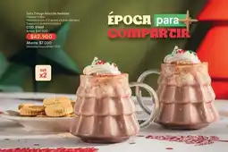 Nova Venta Set x 2 tazas árbol de navidad cod: 6449 oferta