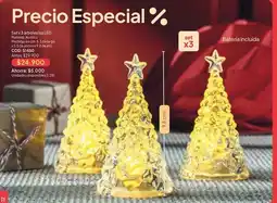 Nova Venta Especial - set 3 árboles led oferta