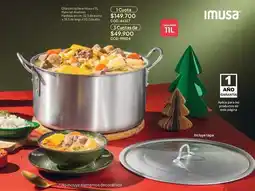 Nova Venta Imusa - olla con tapa 11l oferta