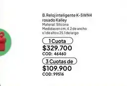 Nova Venta Kalley - reloj inteligente k-swn4 rosado oferta