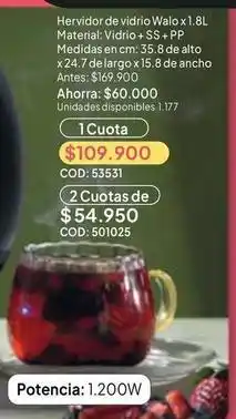 Nova Venta Hervidor de vidrio oferta