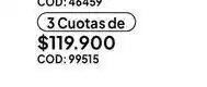 Nova Venta 3 cuotas de $119.900 oferta