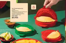 Nova Venta Set x 3 empanaderas roja y verde oferta