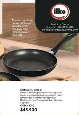Nova Venta Ilko - sartén ilko x 24cm oferta