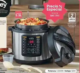 Nova Venta Kalley - olla a presión eléctrica 5.5l oferta