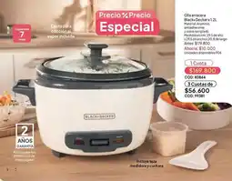 Nova Venta Black & decker - olla arrocera oferta