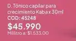 Nova Venta T ou00f3nico capilar para crecimiento kabax cod: 45248 oferta