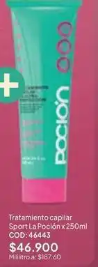 Nova Venta Tratamiento capilar sport la poción x 250ml cod: 46443 oferta