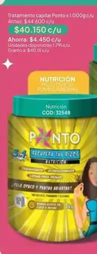Nova Venta Tratamiento capilar 3 en 1 nutrición oferta