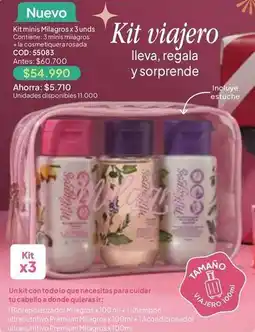 Nova Venta Premium - kit viajero oferta