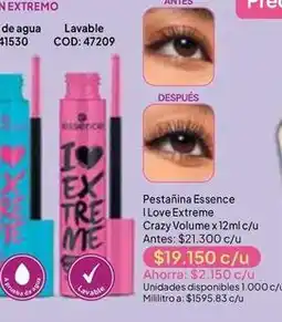 Nova Venta Essence - pestañina i love extreme crazy volume oferta