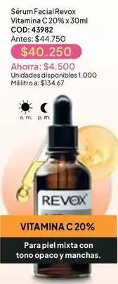 Nova Venta Piel - sérum facial vitamina c 20% x 30ml cod: 43982 oferta