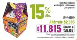 Alkosto Mix dulces casa embrujada Halloween oferta