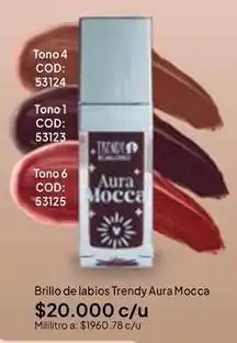 Nova Venta Aura - brillo de labios mocca oferta