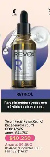 Nova Venta Piel - sérum facial revox retinol regenerador x 30ml cod: 43985 oferta