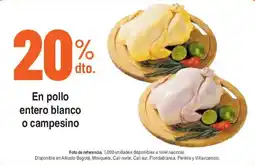 Alkosto En pollo entero blanco o campesino oferta