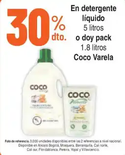 Alkosto Coco Varela detergente líquido oferta