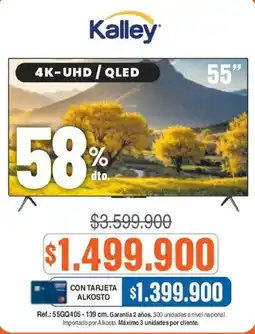 Alkosto Kalley tv 55" oferta