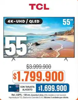 Alkosto Tcl tv 55" oferta