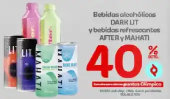 Dark lit y bebidas refrescantes after y mahati