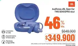 Alkosto JBL Audífonos JBL Open Ear TWS SENSEPRO Azul oferta