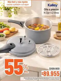 Alkosto Kalley Olla a presión K-Opr 4.2 litros oferta