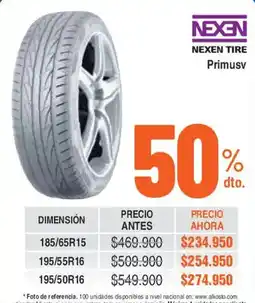 Alkosto Nexen tire primusv oferta